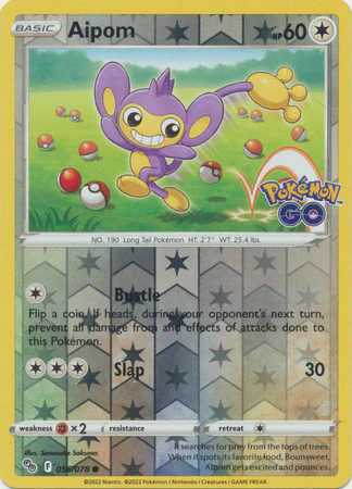 Aipom 056/078 Reverse Holo