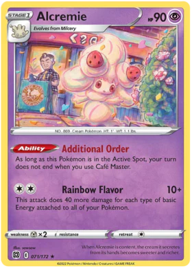 Alcremie 071/172 Reverse Holo