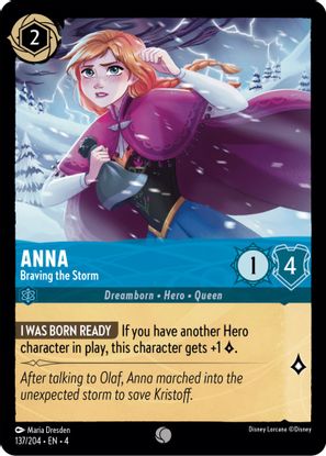 Anna - Braving the Storm 137/204 - Common - Cold Foil