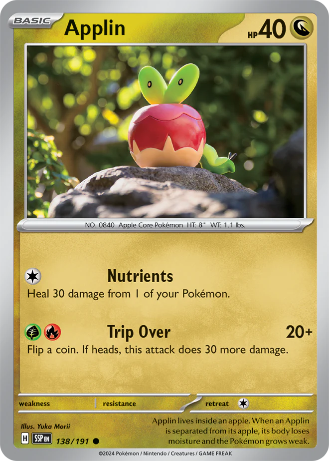 Applin 138/191 - Common - Reverse Holo