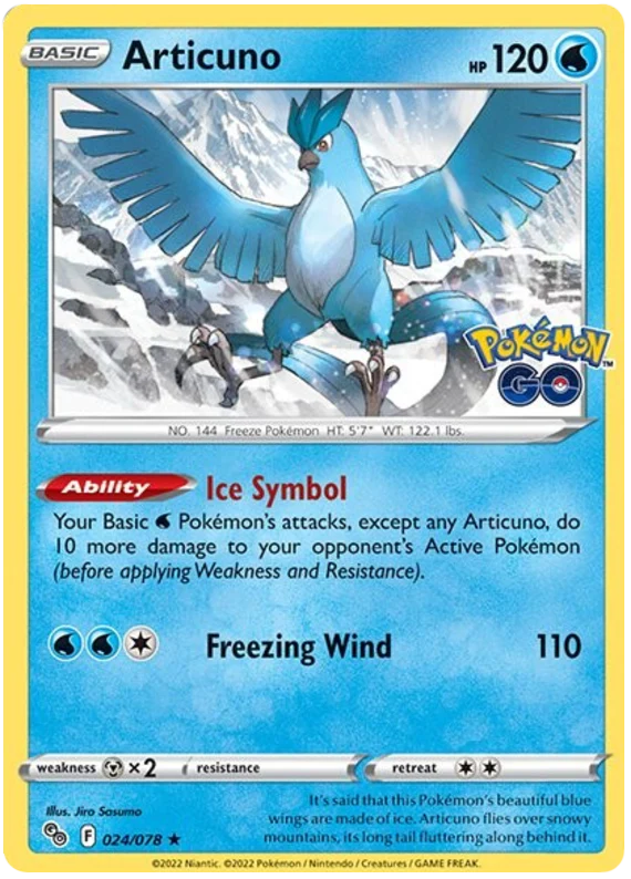 Articuno 024/078 - Holo