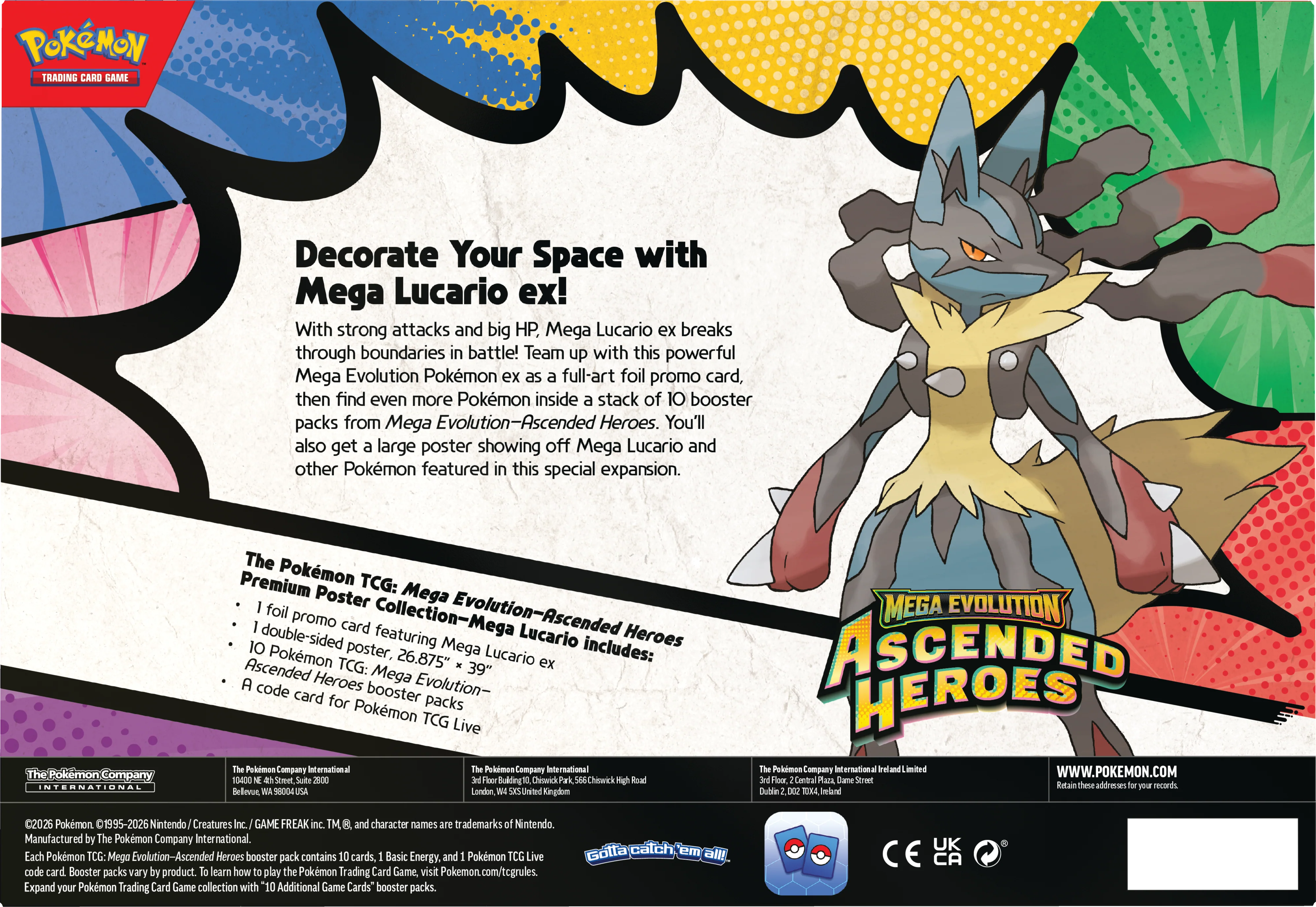 Ascended Heroes - Premium Poster Collection - Mega Lucario - Image 7