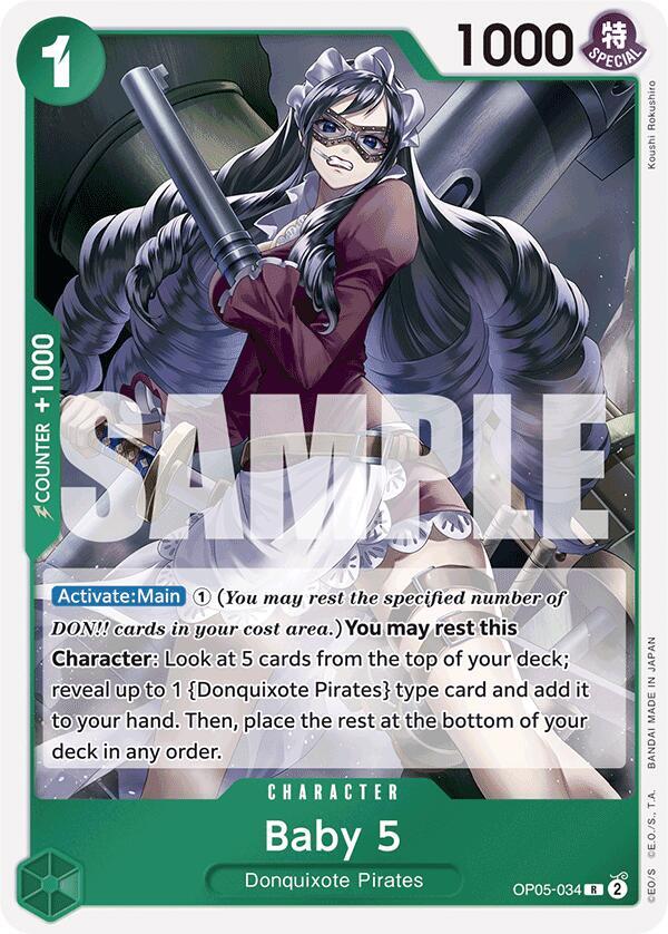 Baby 5 - OP05-034 - The Best Reprint - Rare