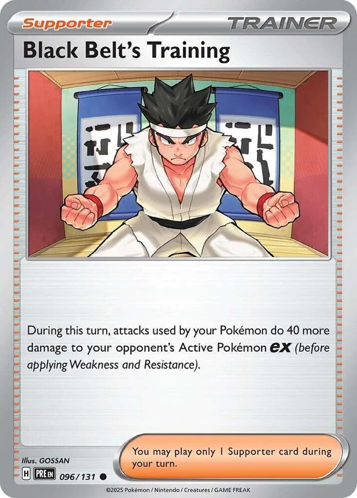 Black Belt's Training 096/131 - Common - Reverse Holo