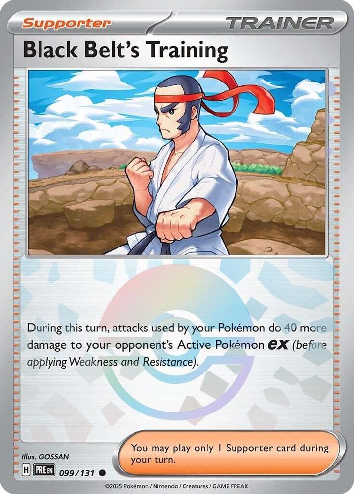 Black Belt's Training 099/131 - Common - Holo (Poke Ball Pattern)