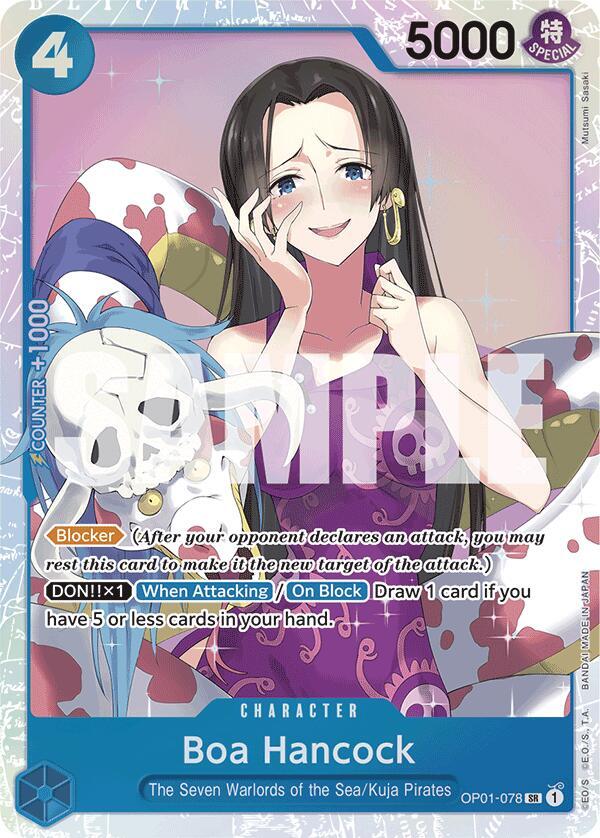 Boa Hancock - OP01-078 - The Best Reprint - Super Rare