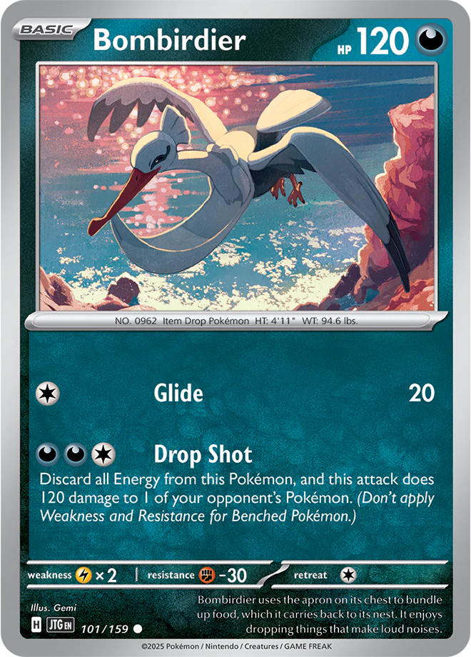 Bombirdier 101/159 - Common - Reverse Holo