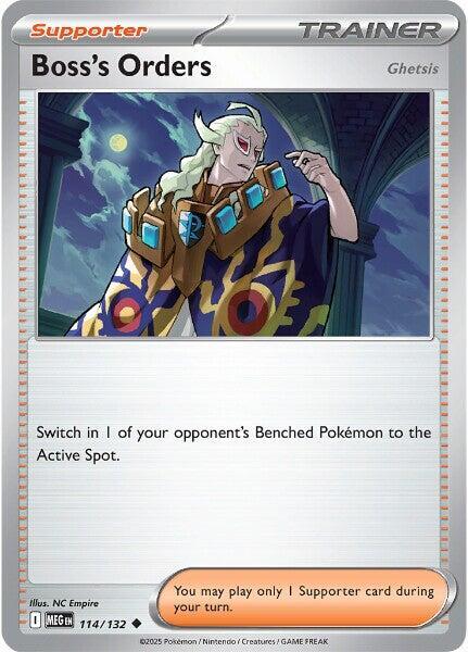 Boss's Orders [Ghetsis]  114/132 - Uncommon - Reverse Holo