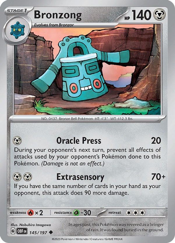 Bronzong 145/197 - Uncommon