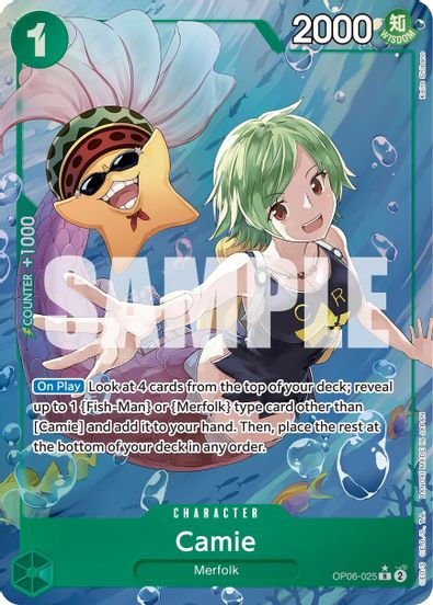Camie (Alternate Art)  OP06-025 - Rare