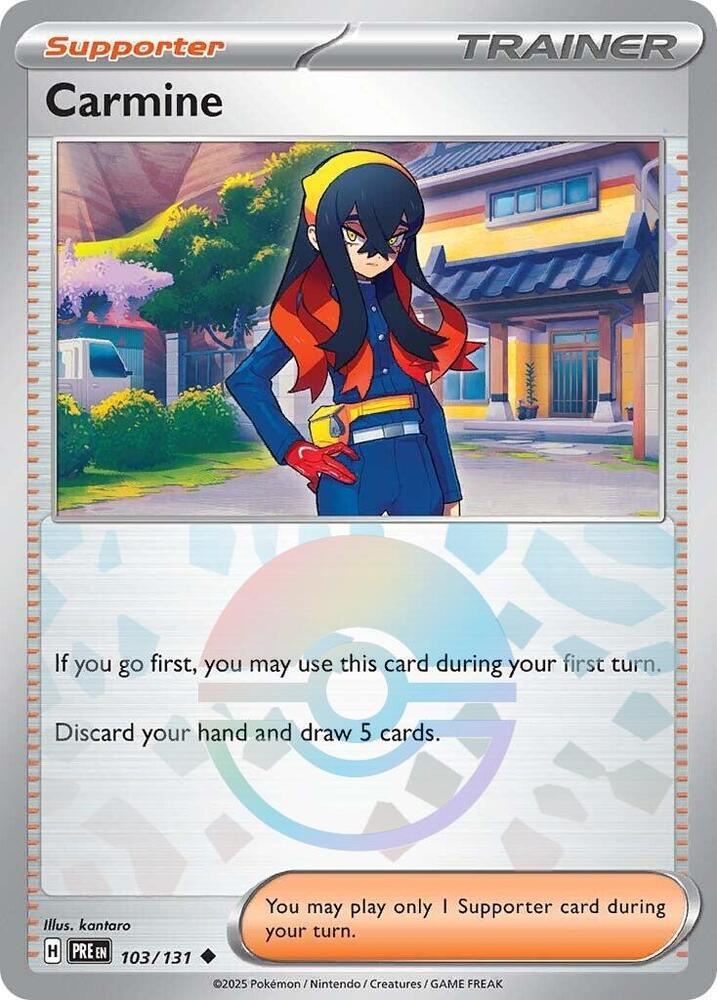 Carmine 103/131 - Uncommon - Holo (Poke Ball Pattern)