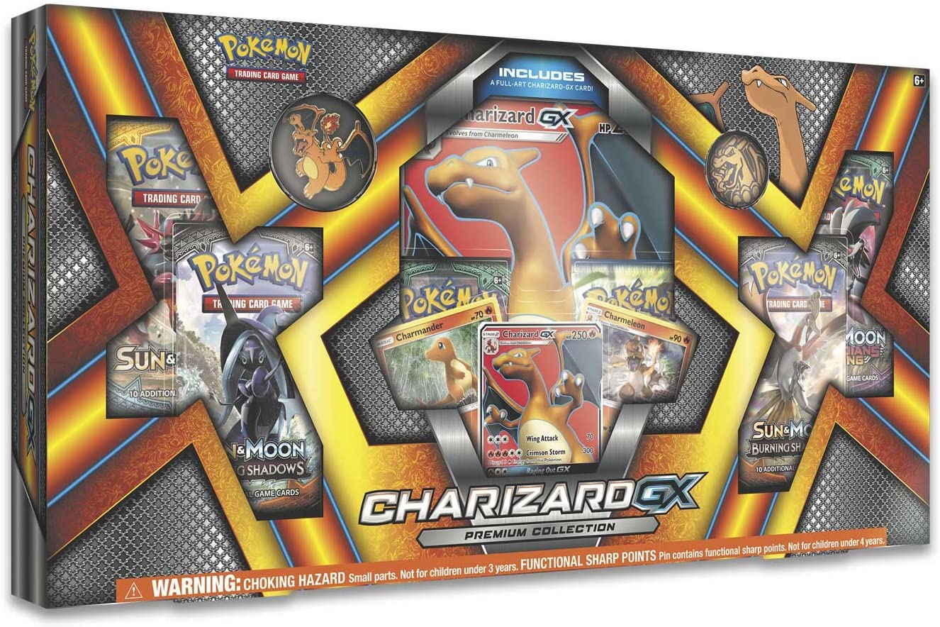 Charizard GX Premium Collection - daño en caja