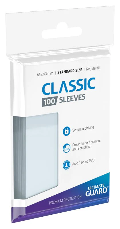 Classic Soft Sleeves Clear (100)