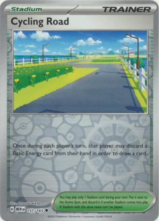 Cycling Road 157/165 - Uncommon - Reverse Holo