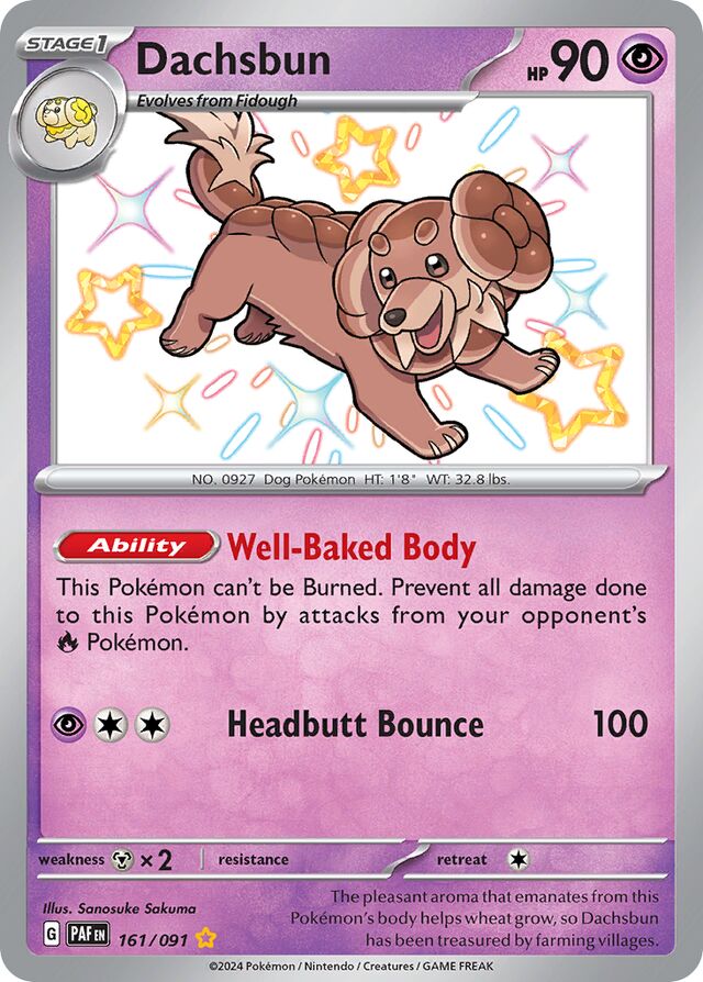 Dachsbun 161/091 - Shiny Rare (ESPAÑOL)