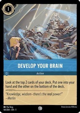 Develop Your Brain  - 161/204 - Common - Cold Foil