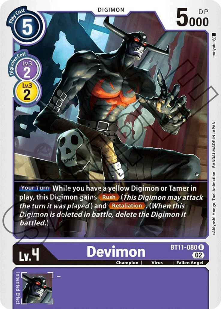 Devimon BT11-080 Holo