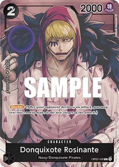 Donquixote Rosinante (Box Topper) OP02-108 - Common