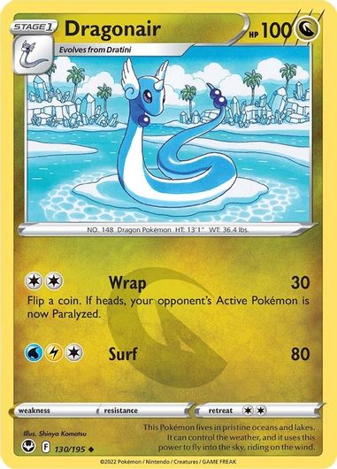 Dragonair 130/195 Reverse Holo