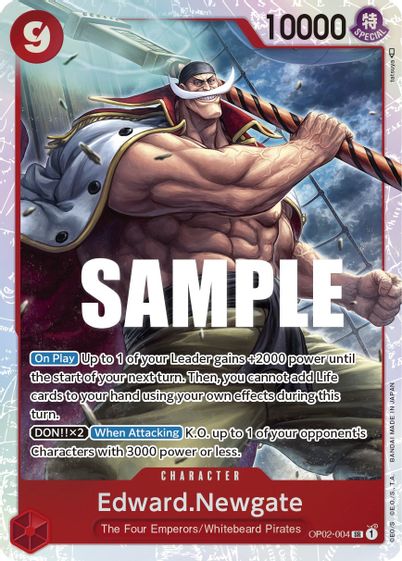 Edward.Newgate OP02-004 - Super Rare