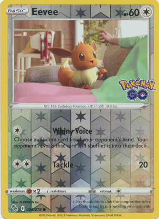 Eevee 054/078 Reverse Holo