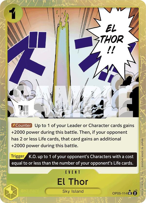 El Thor - OP05-114 - Textured Foil - Uncommon