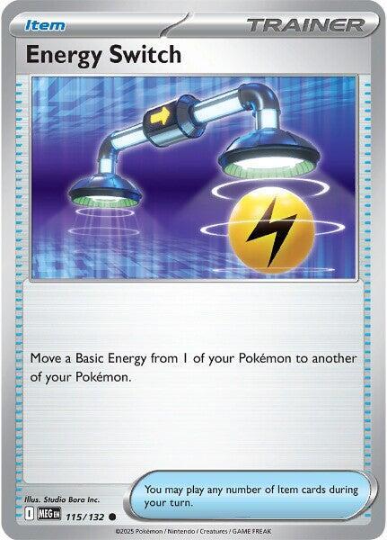 Energy Switch 115/132 - Common - Reverse Holo