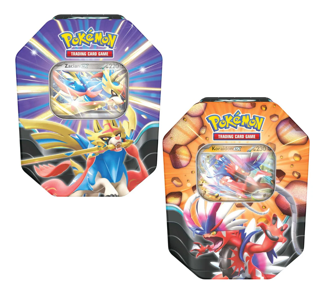 Slashing Legends Tin - Zacian ex / Koraidon ex (PAR) - ESPAÑOL