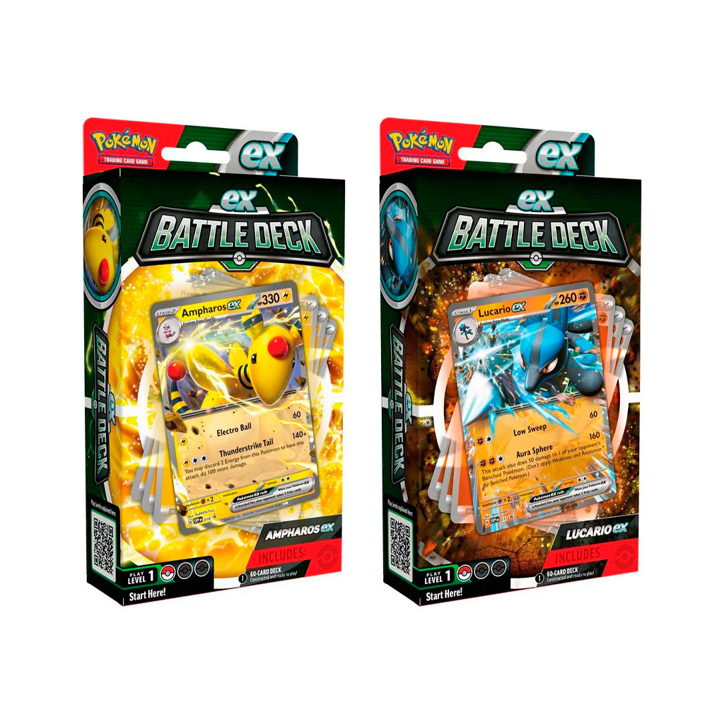 Ex Battle Decks Ampharos ex/Lucario ex (Español)