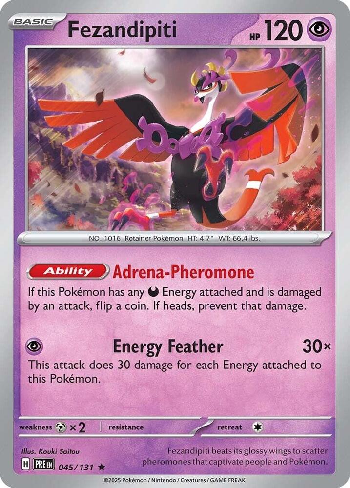 Fezandipiti  045/131 - Rare - Holo