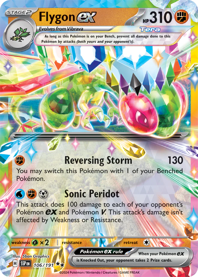 Flygon ex 106/191 - Double Rare