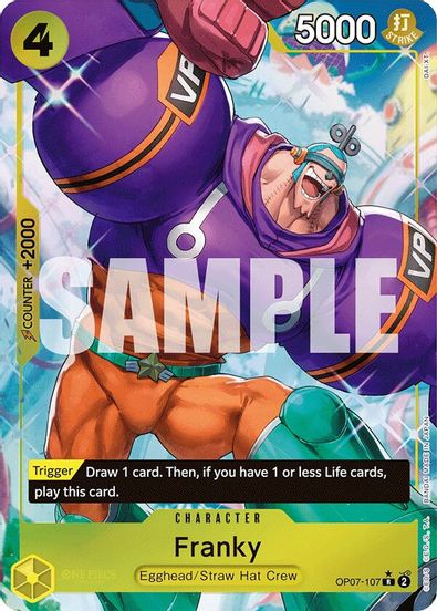 Franky (Parallel)  OP07-107 - Rare