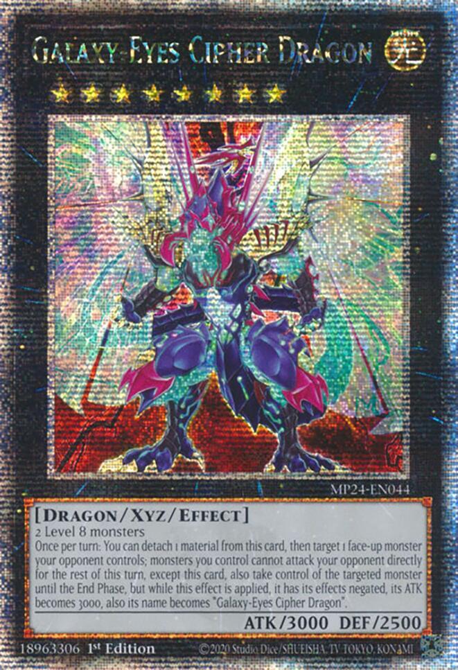Galaxy-Eyes Cipher Dragon MP24-EN044 - (QCSR)