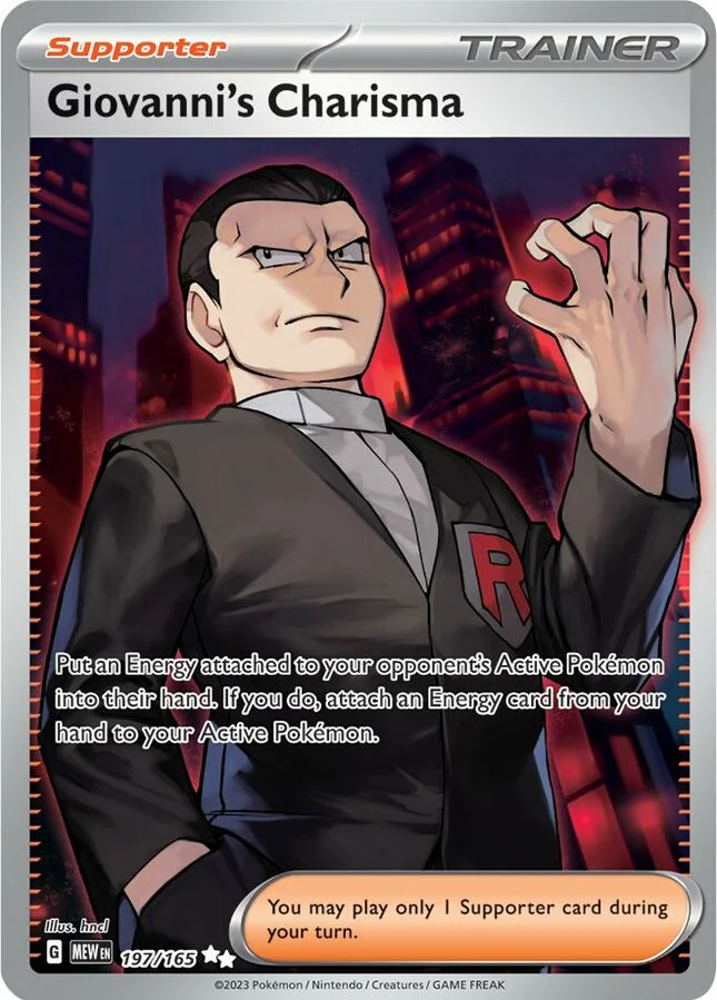 Giovanni's Charisma - 197/165 - Ultra Rare (ESPAÑOL)