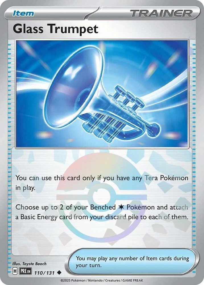 Glass Trumpet 110/131 - Uncommon - (Poke Ball Pattern)