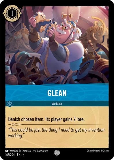 Glean  163/204 - Common - Cold Foil