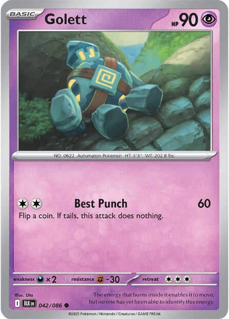 Golett 042/086 - Common - Reverse Holo