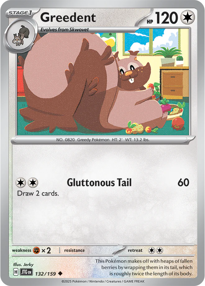 Greedent 132/159 - Uncommon