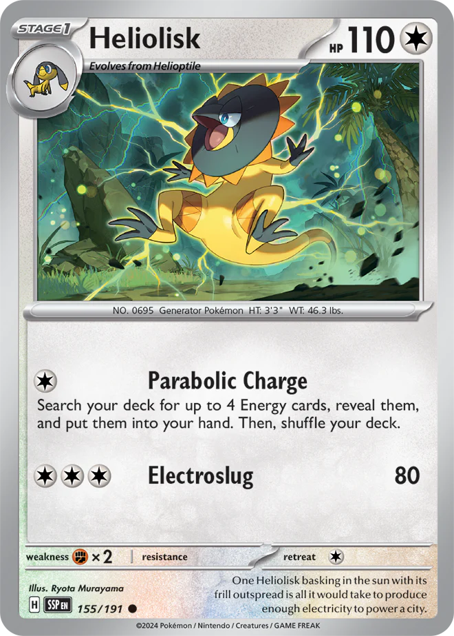 Heliolisk 155/191 - Common - Reverse Holo