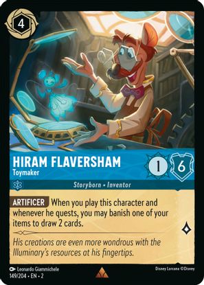 Hiram Flaversham - Toymaker 149/204 - Rare - Cold Foil