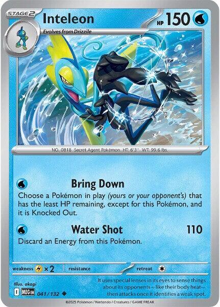 Inteleon 041/132 - Uncommon - Reverse Holo
