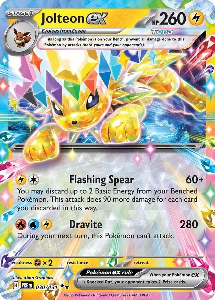 Jolteon ex 030/131 - Double Rare (Español)