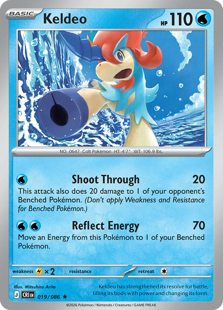 Keldeo - 019/086	(reverse)