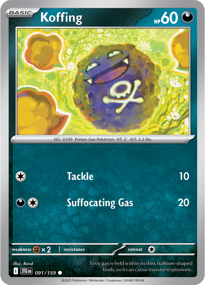 Koffing 091/159 - Common - Reverse Holo