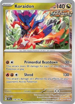 Koraidon  119/162 - Rare - Holo