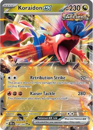 Koraidon ex  120/162 - Double Rare