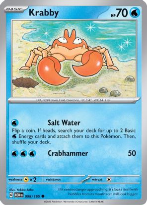 Krabby 098/165 - Common