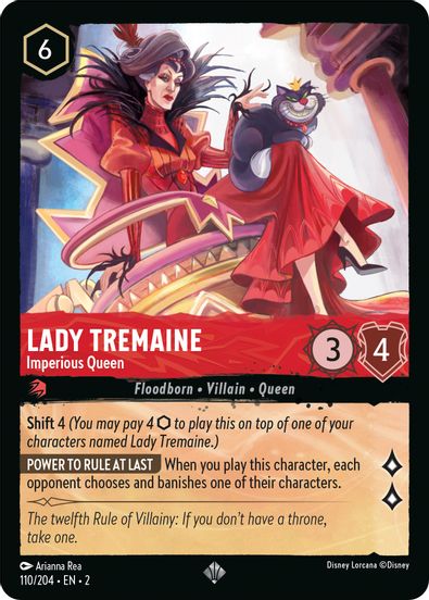 Lady Tremaine - Imperious Queen 110/204 - Super Rare