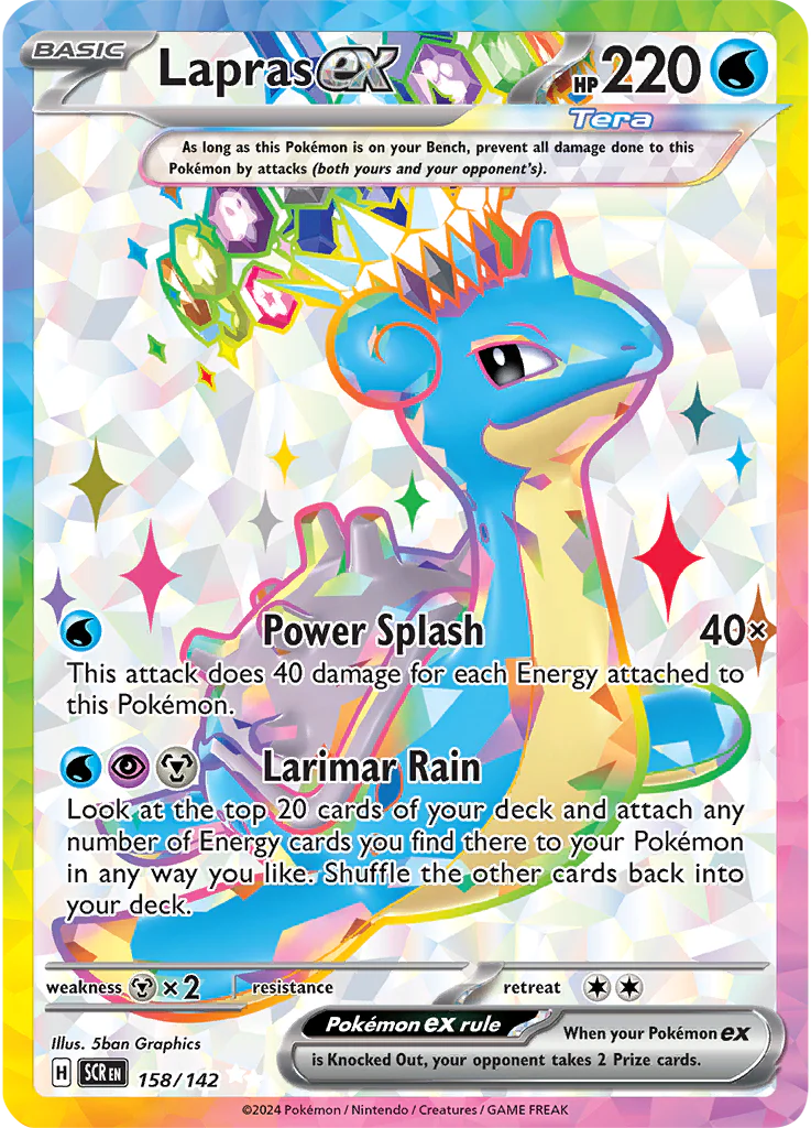 Lapras ex 158/142 - Ultra Rare