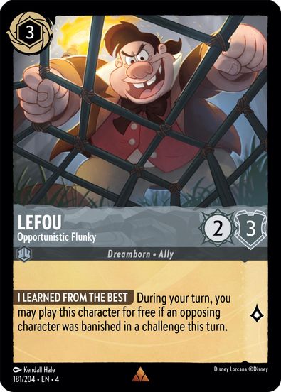 LeFou - Opportunistic Flunky 181/204 - Rare - Cold Foil
